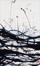 Blossoms of the Waves (Superimposing the Kanji Character of 'Water')