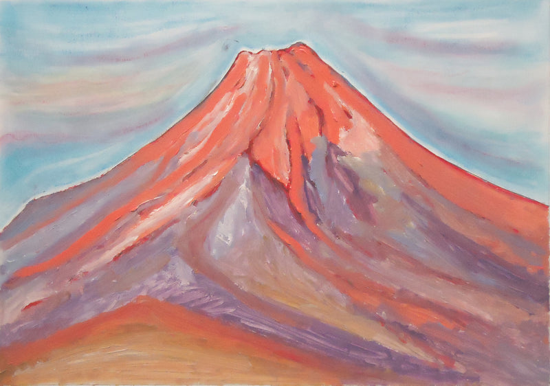 Fuji in the morning glow